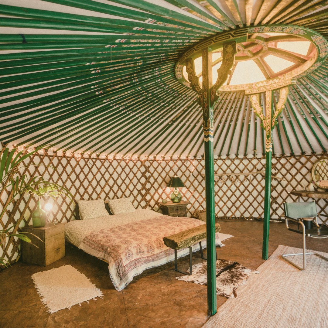 Yurt accommodation