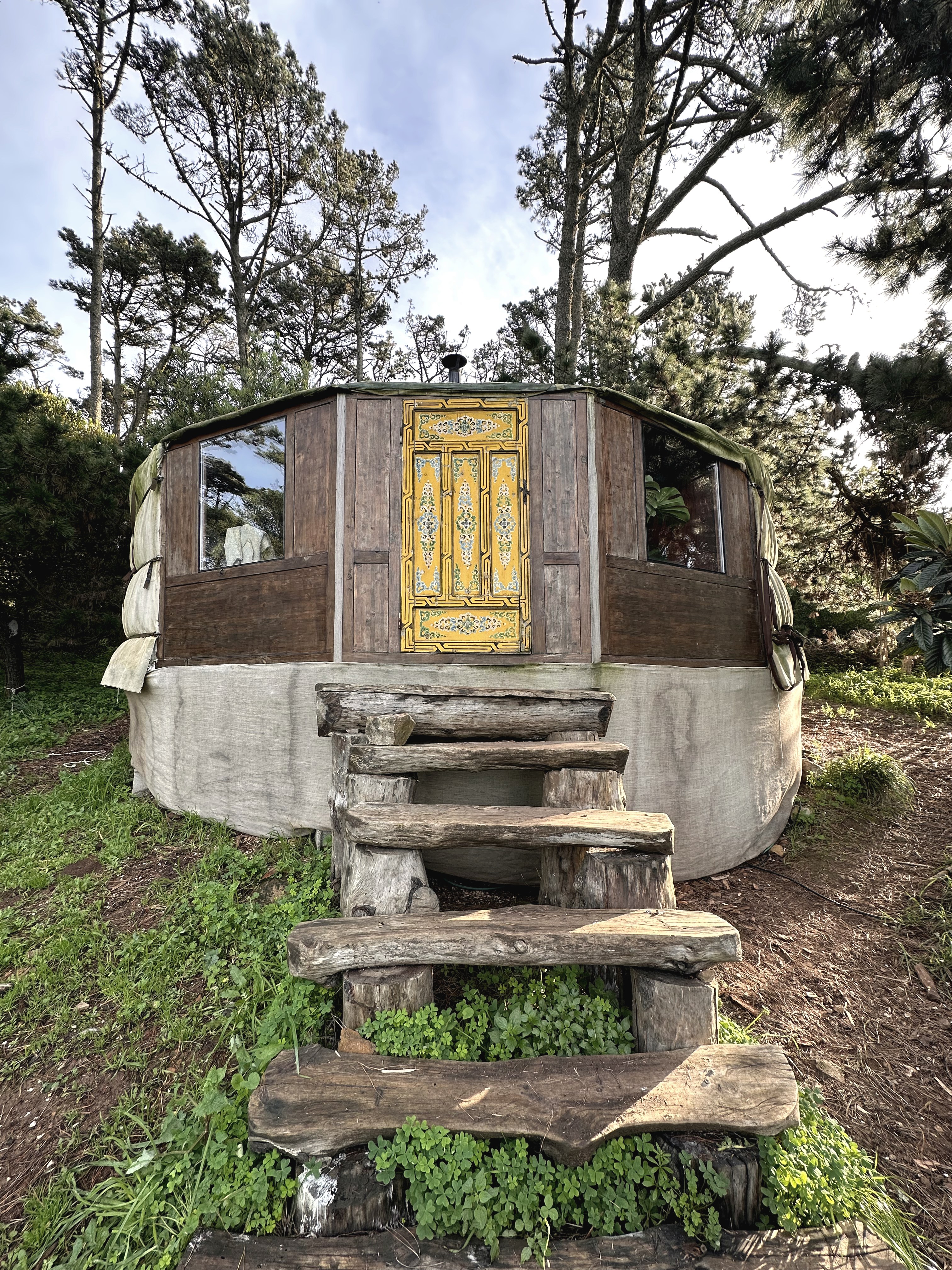 Yurt accommodation